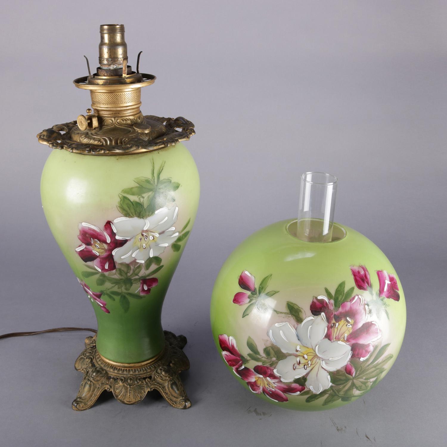 antique gone with the wind lamps for sale