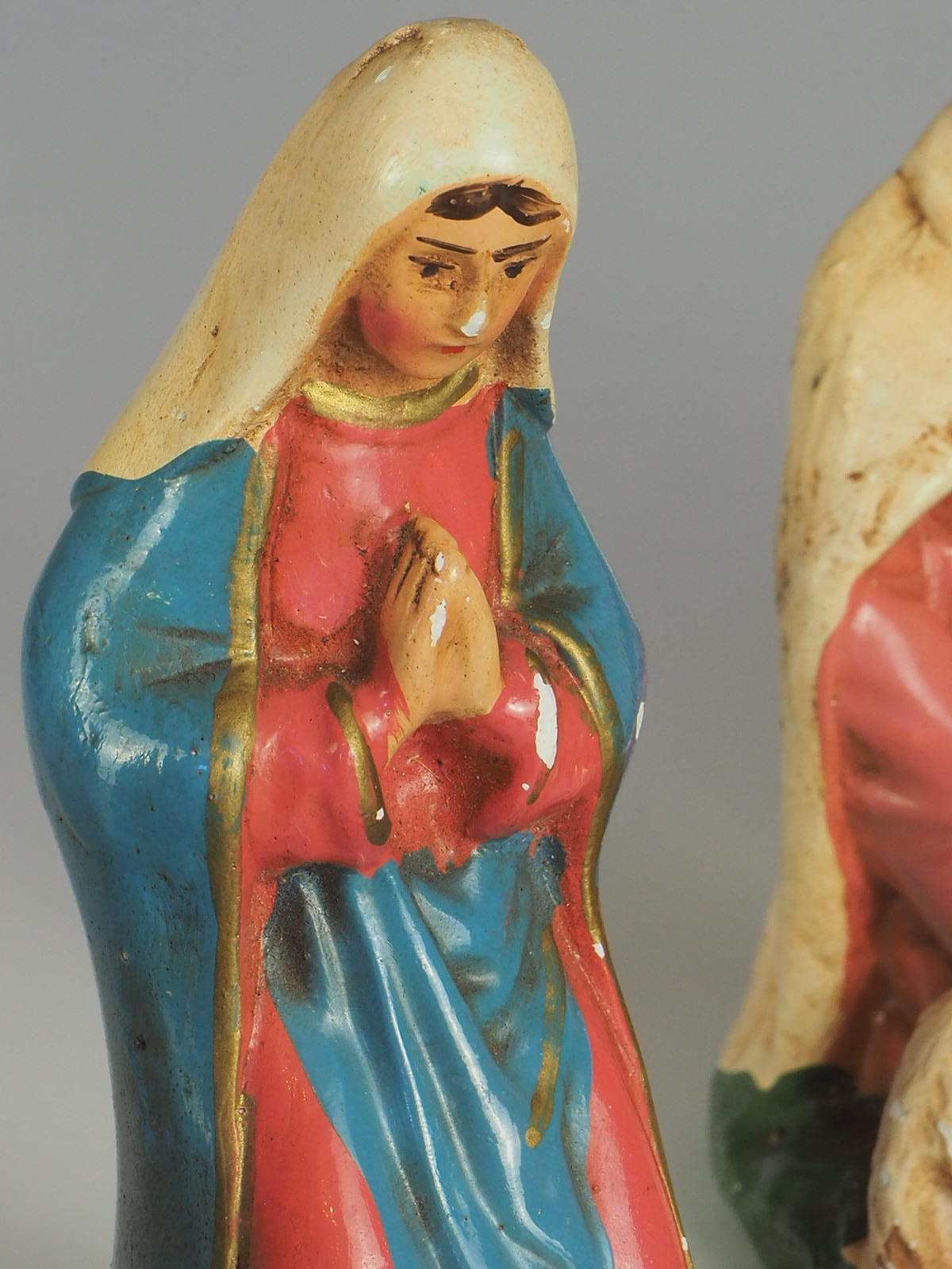 hand painted nativity set