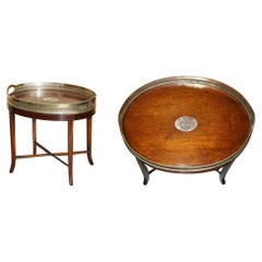 ANTIQUE HAND SAWN HARDWOOD GEORGIAN 1810 BRASS GALLERY RAiL COFFEE TABLE CIRCA