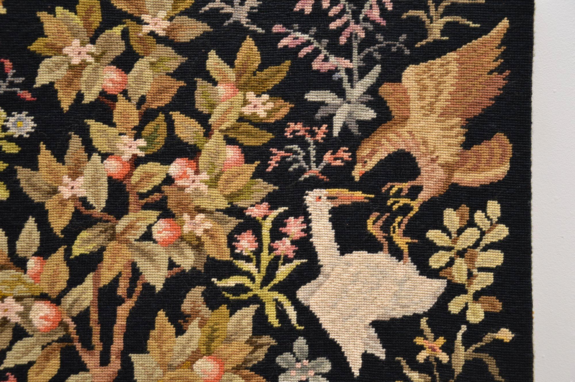 Antique Hand Stitched Tapestry 1