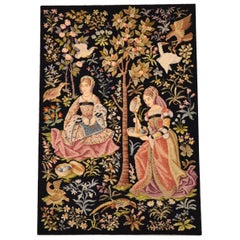 Antique Hand Stitched Tapestry