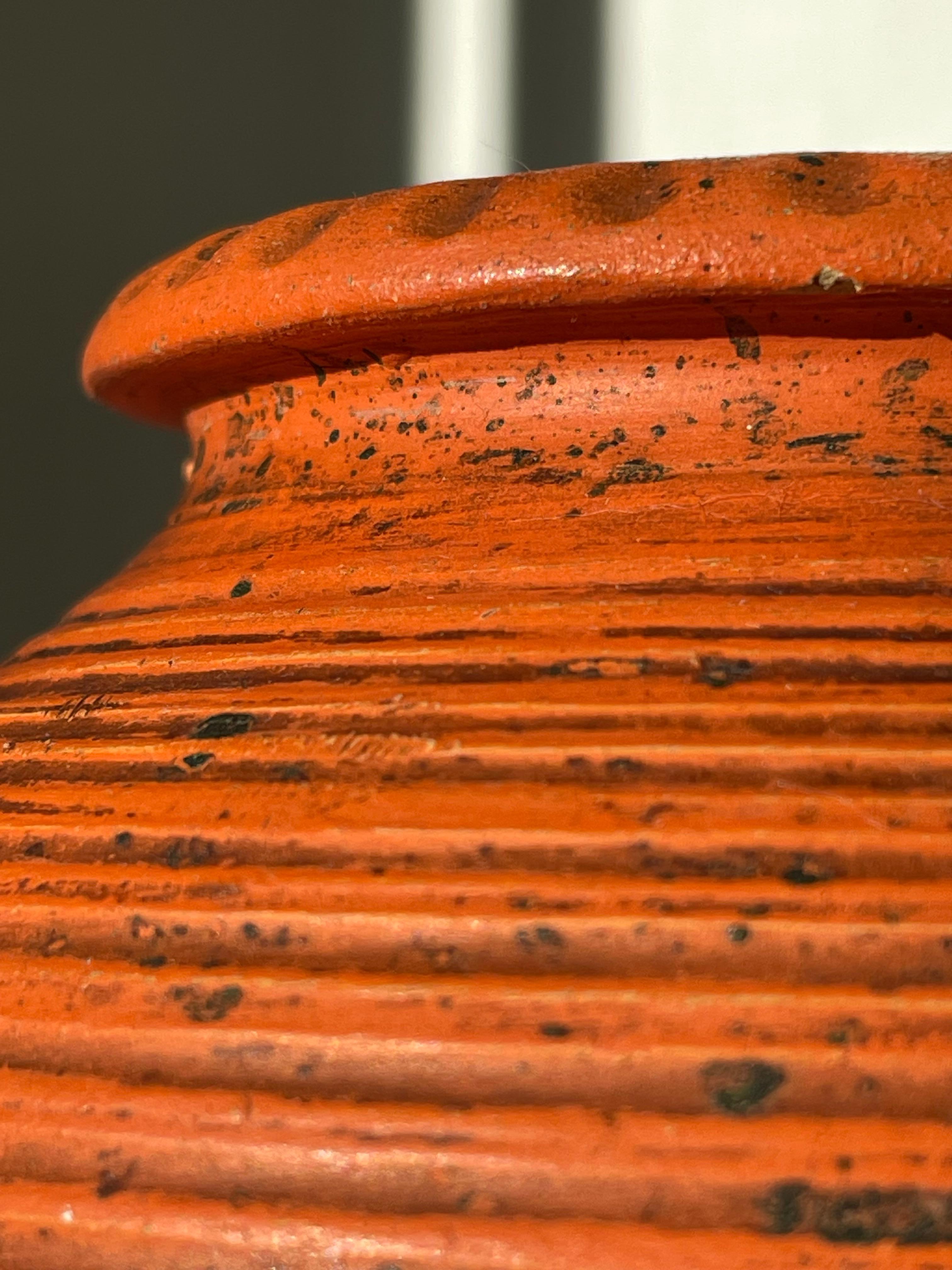 Antique Hand-Thrown Matte Glazed Vase, Denmark, 1920s For Sale 2
