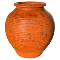 Vase antique à glaçure mate, tourné à la main, Danemark, années 1920