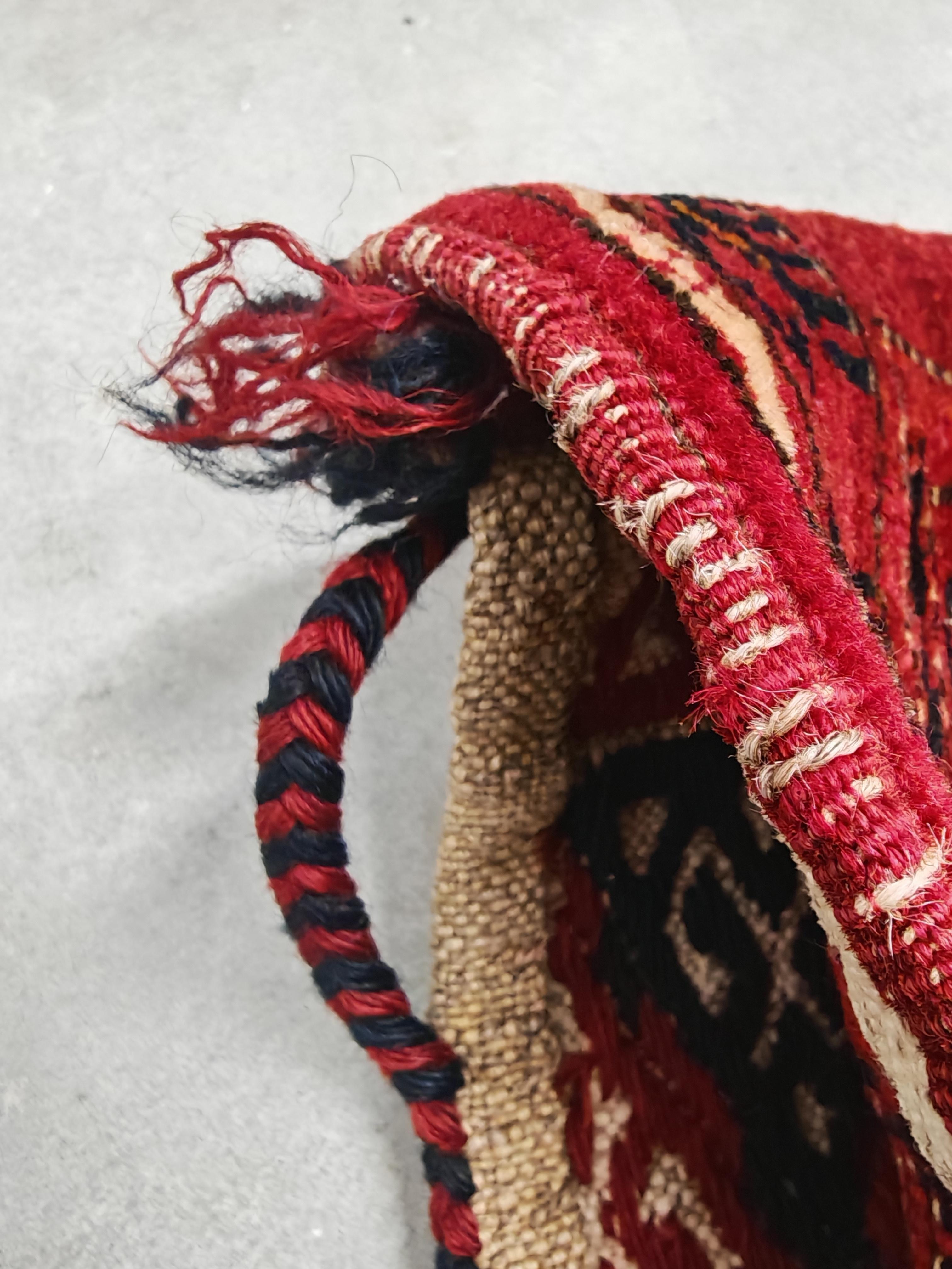 Antico Beshir Chuval afgano tessuto a mano, Ersari Tribe, XIX secolo in vendita 5