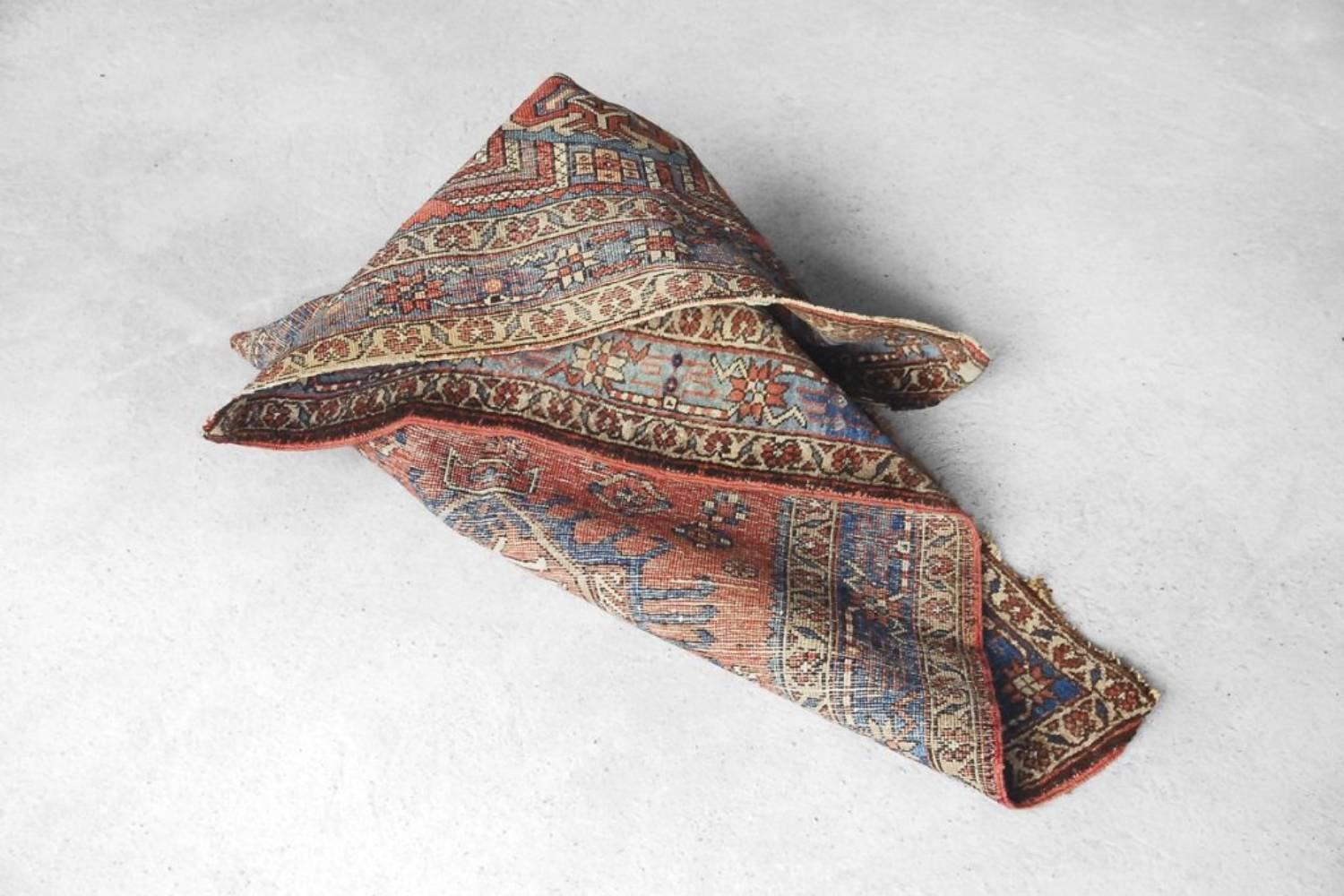 Ancien tapis Heriz du Moyen-Orient tissé à la main, années 1920 en vente 6