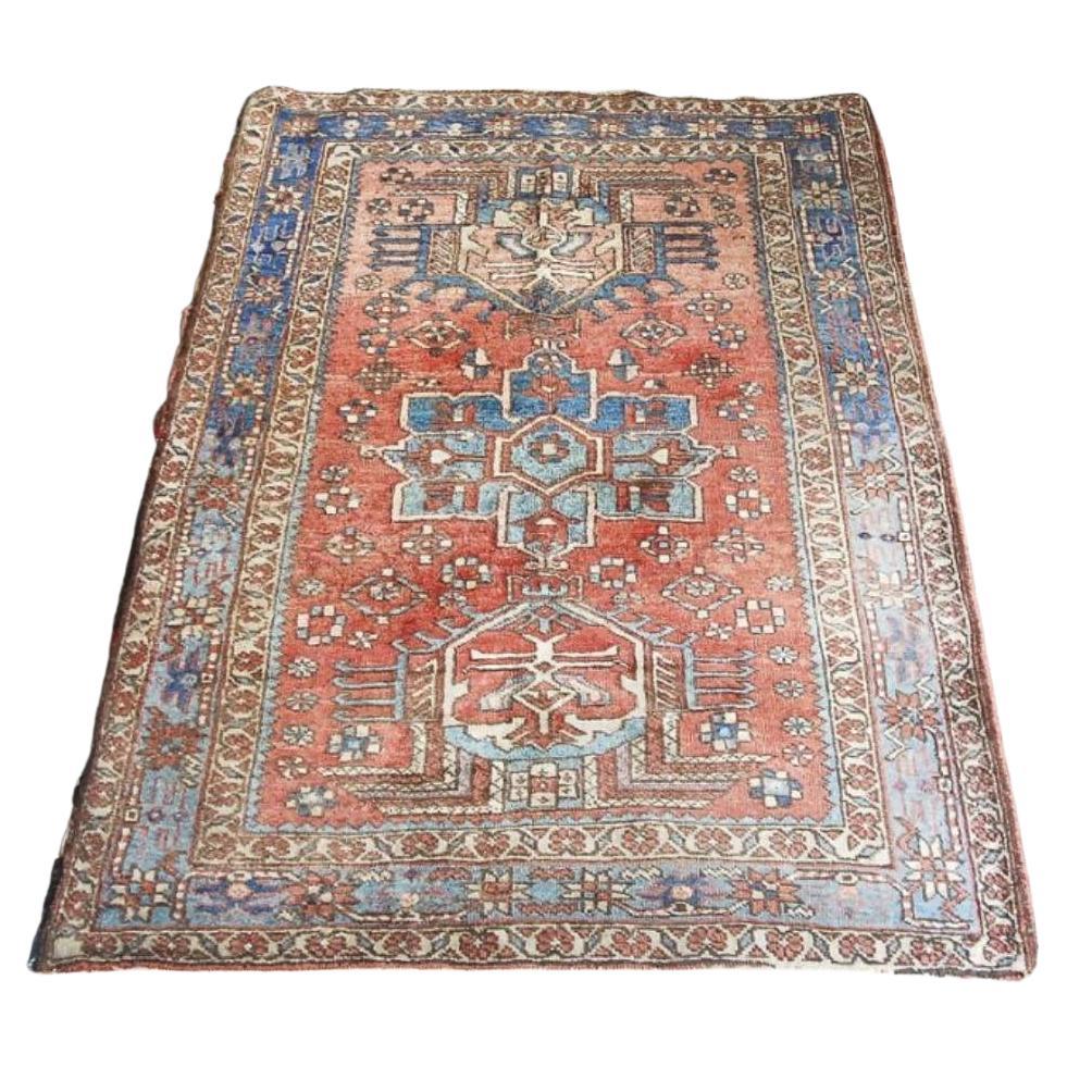 Ancien tapis Heriz du Moyen-Orient tissé à la main, années 1920 en vente