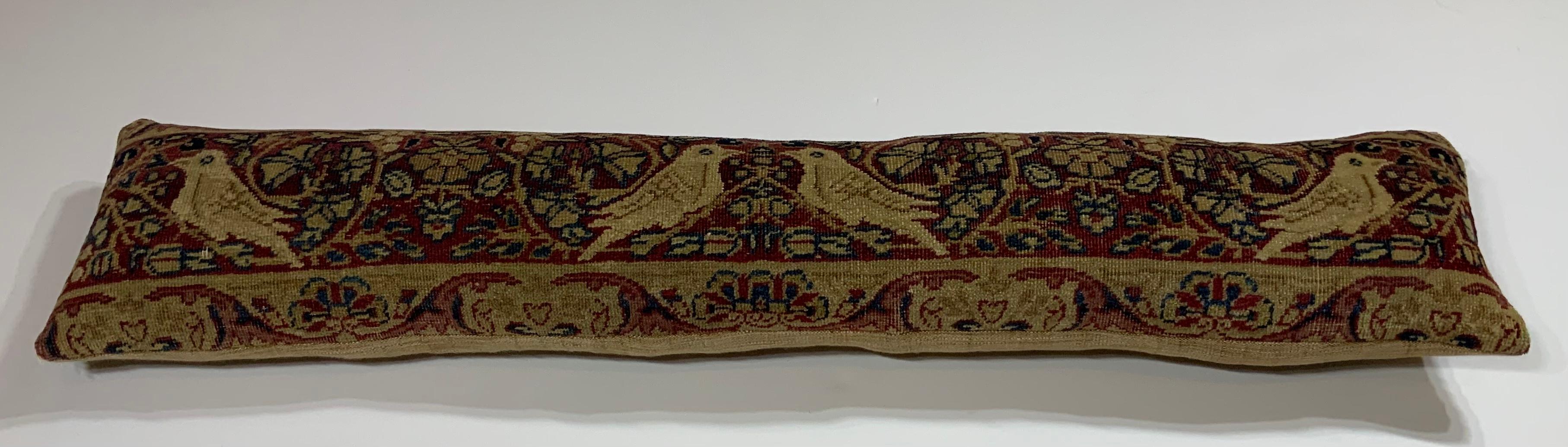 Azerbaijani Antique Hand Woven Pictorial Hand Woven Pillow   For Sale