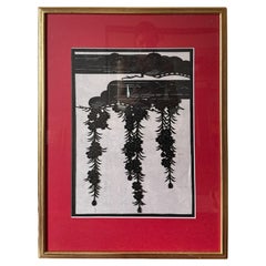 Antique Handcrafted 20th-Century Japanese Katagami Stencil (Kimono Dyeing Stenci