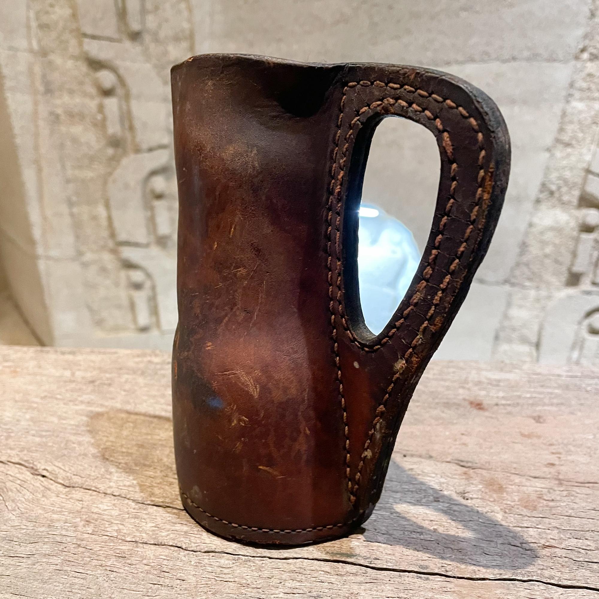 leather pitcher