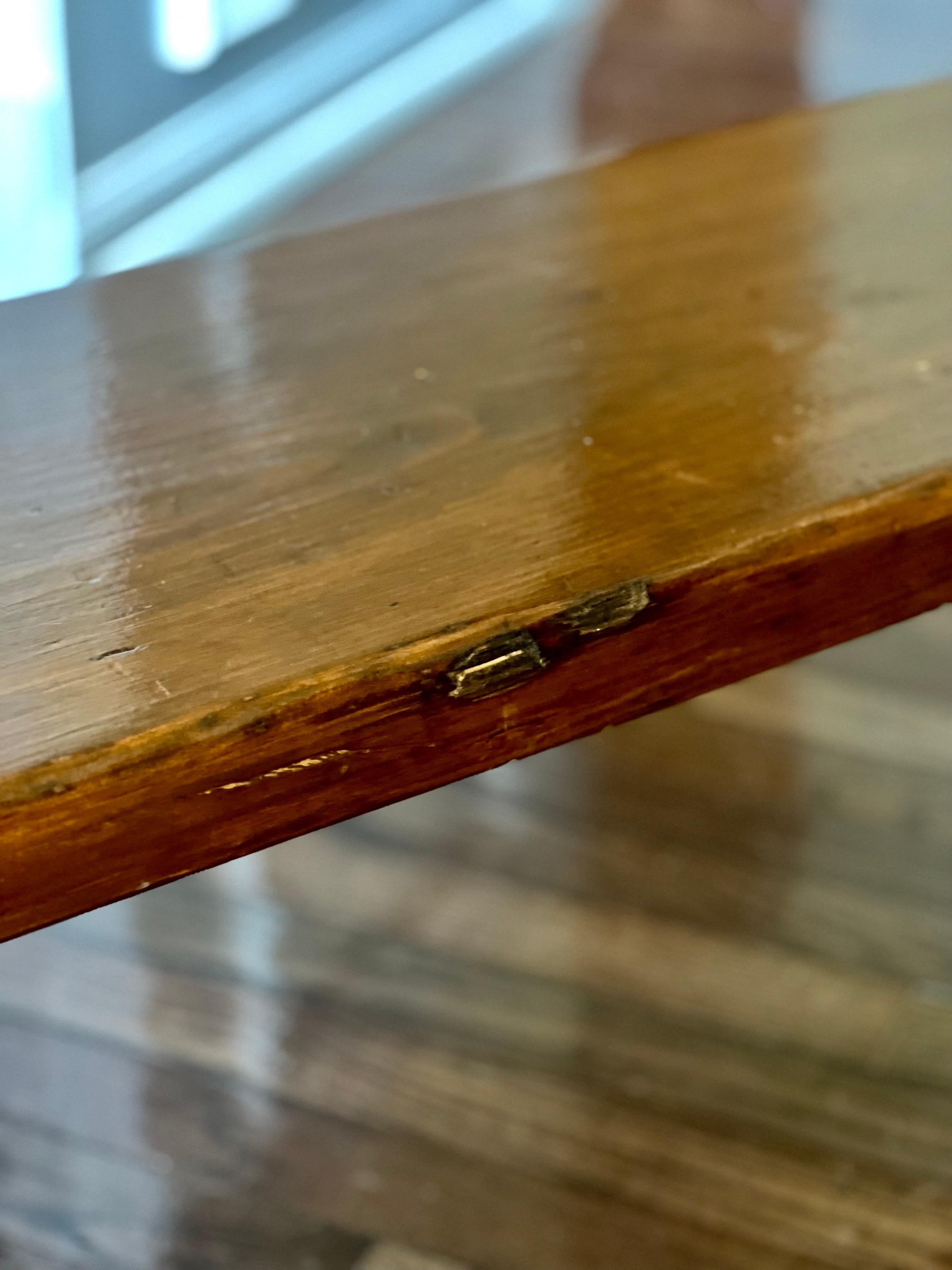 Banc ancien fabriqué à la main par Greenfield Industries, années 1890 en vente 4