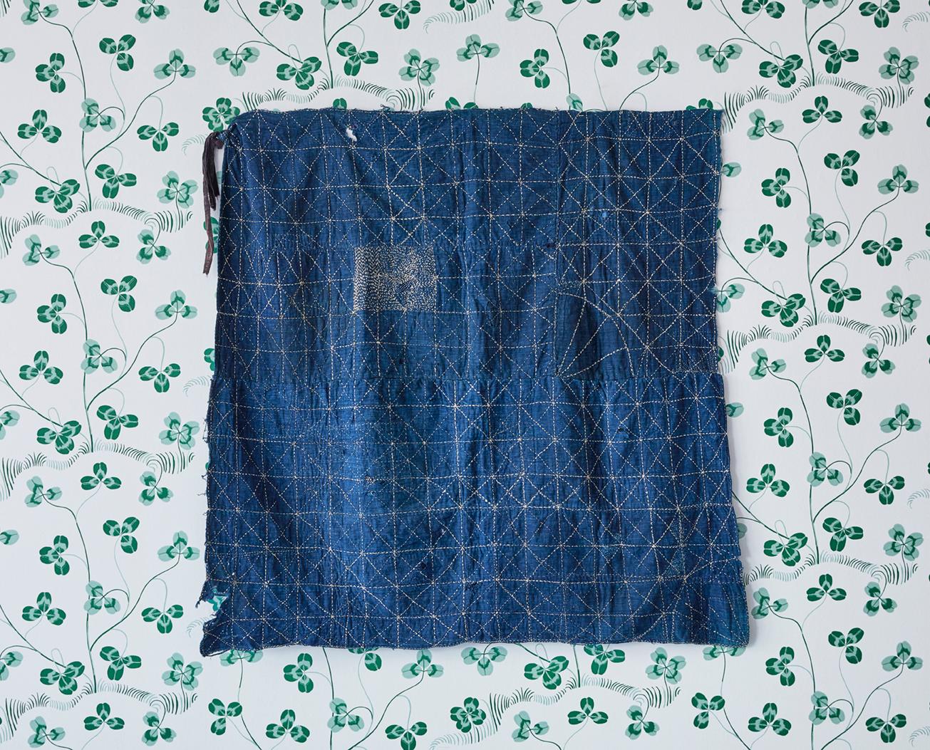 Japan, vintage

Delicate handcrafted antique patched 'Boro' textile with detailed stitching.
Likely used as a Furoshiki or duvet cover. 

'Boro' are a class of Japanese textiles. During the Edo period, 'Boro' came to predominately signify