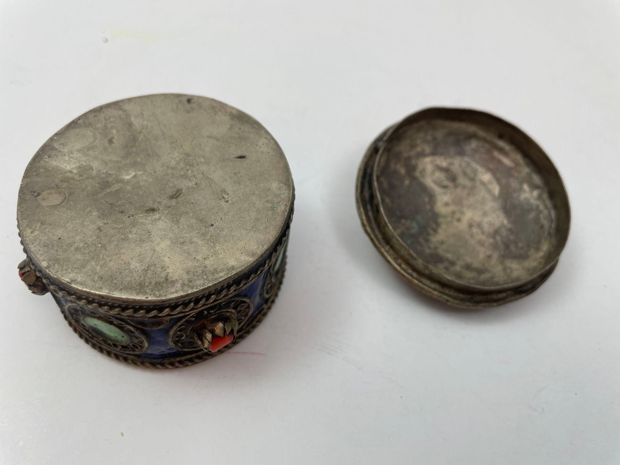 Boîte Kabyle berbère ancienne fabriquée à la main Afrique Algénie 1920 en vente 3