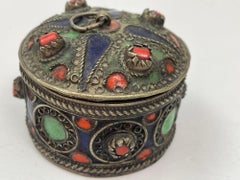 Boîte Kabyle berbère ancienne fabriquée à la main Afrique Algénie 1920