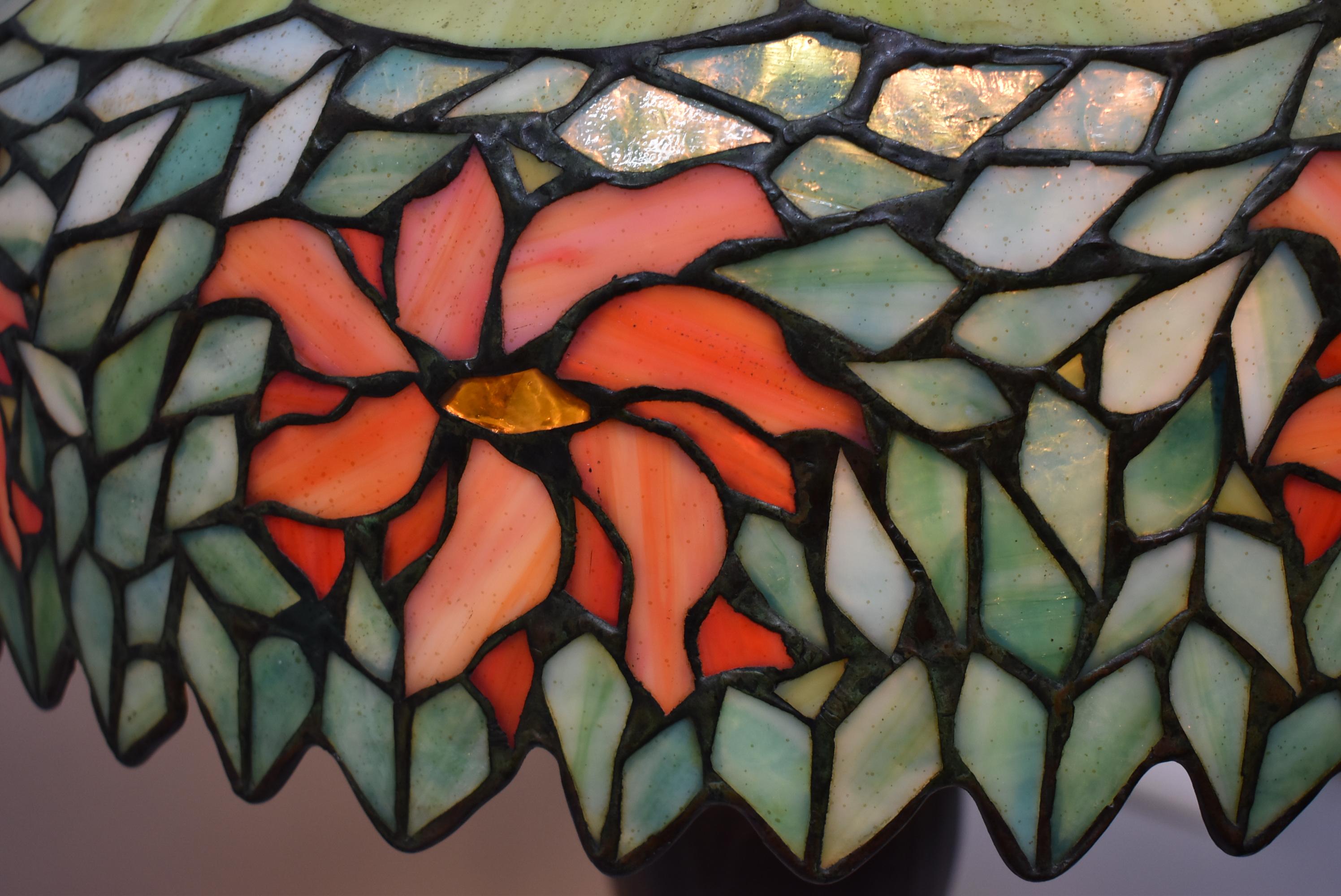 poinsettia stained glass pattern