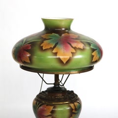 Antique Handel School Arts & Crafts Hand Painted Table Lamp C1920