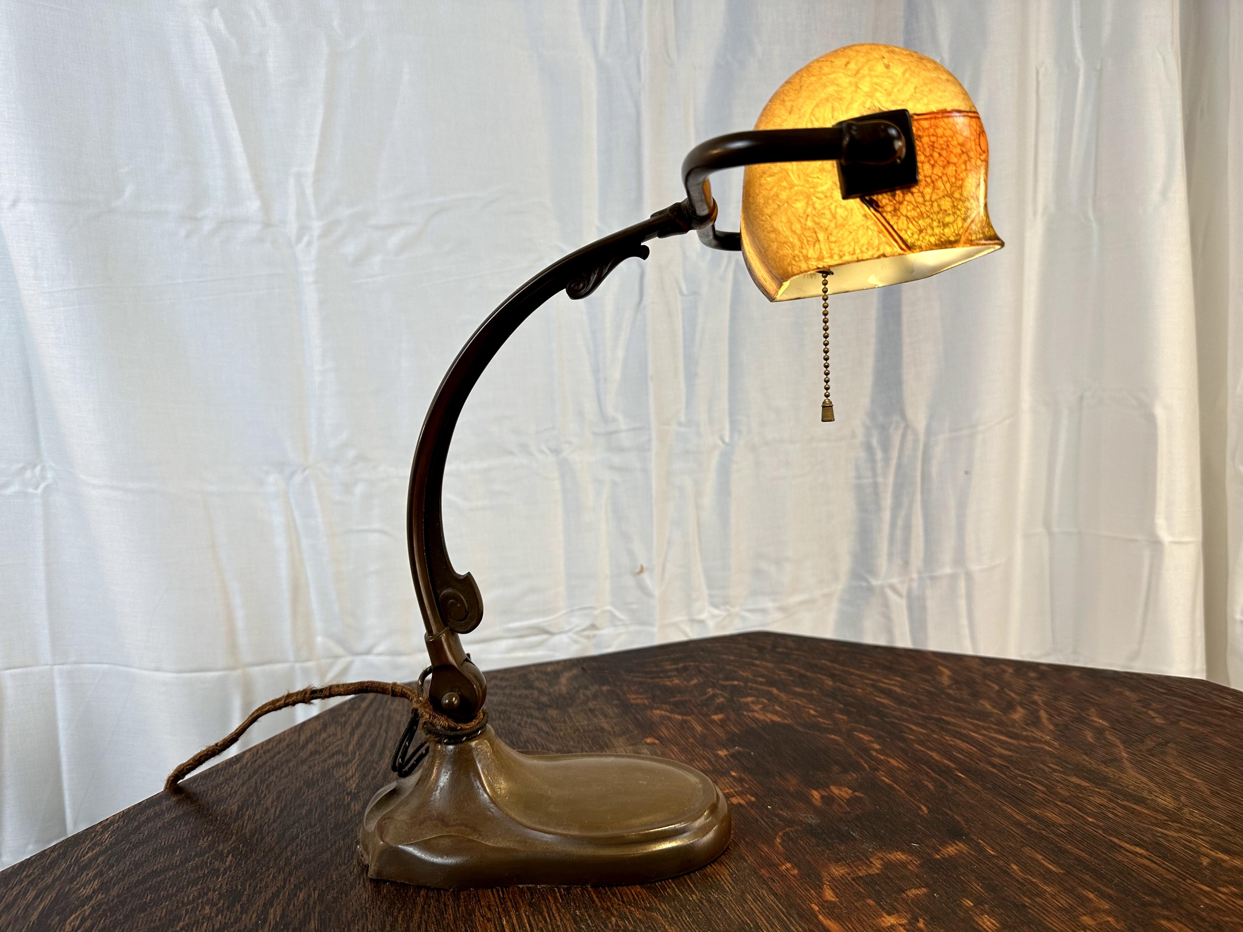 Americano Lampada da tavolo/scrivania antica Handel - ERA STICKLEY - W2339 in vendita