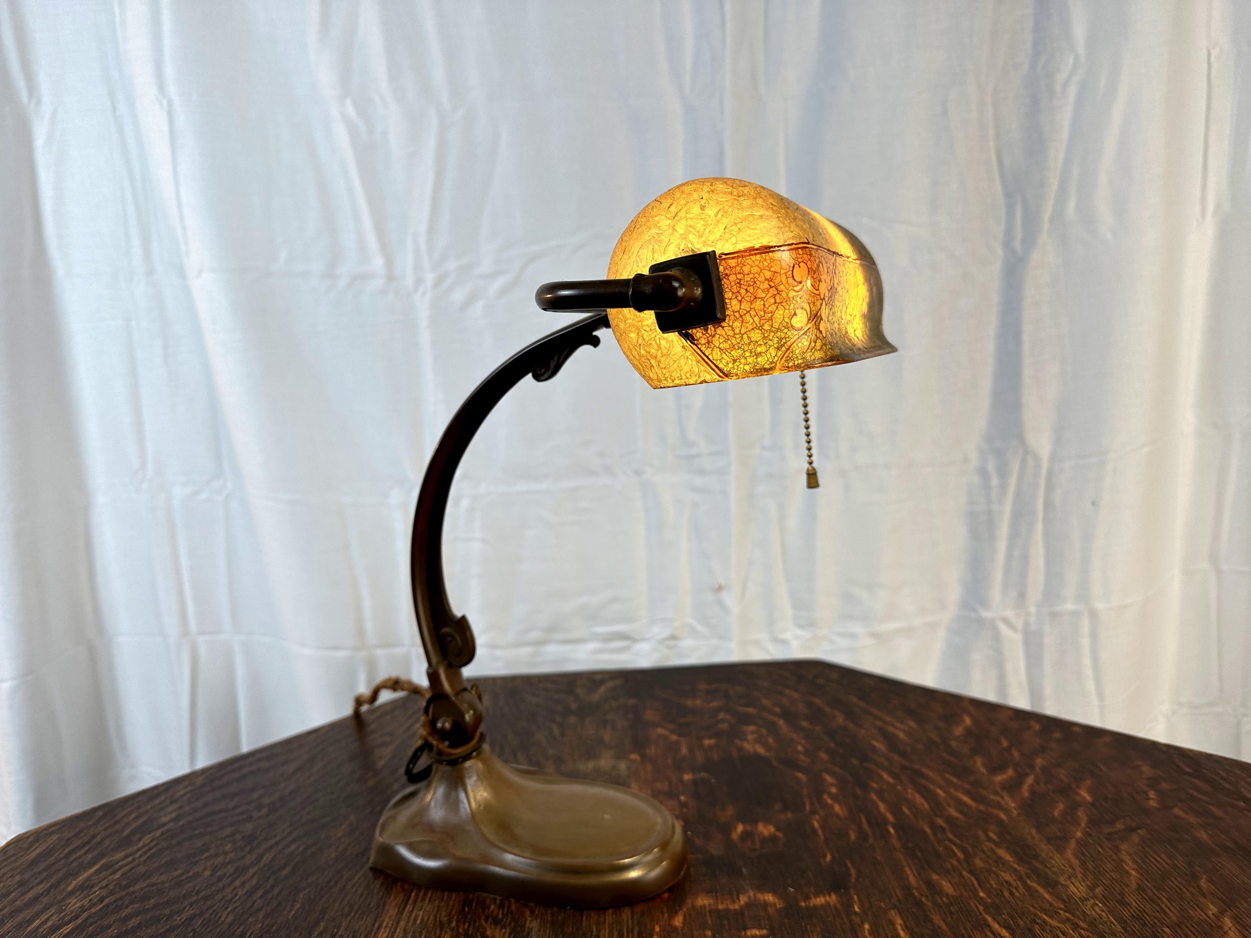 Lampada da tavolo/scrivania antica Handel - ERA STICKLEY - W2339 in vendita 1