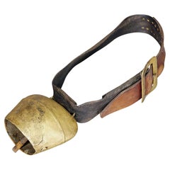 Antique Handforged Cattle Bell Made in Switzerland ca. 1900s