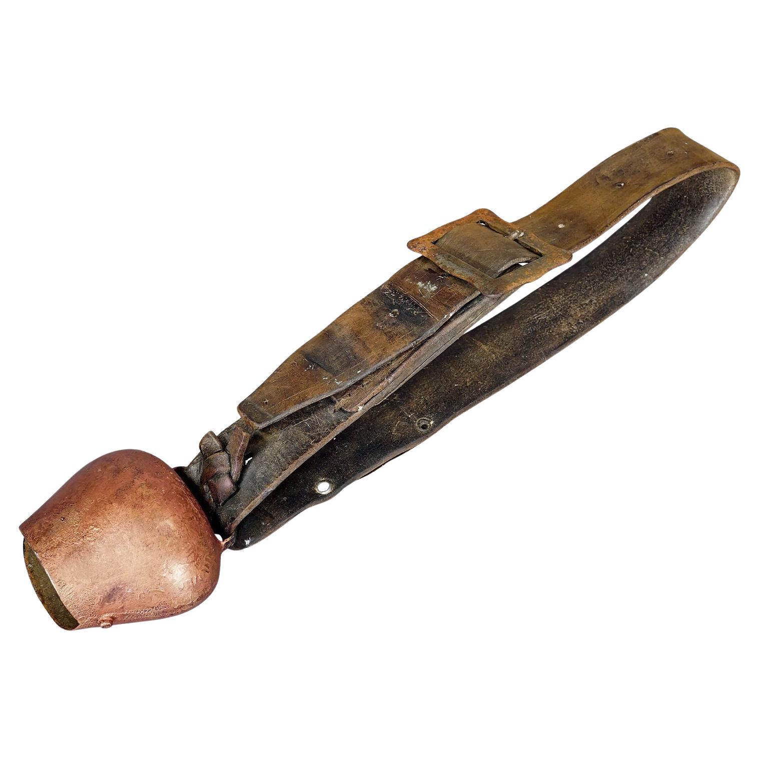 Antique Handforged Cattle Bell Made in Switzerland ca. 1900s