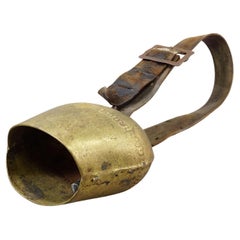 Antique Handforged Cattle Bell Made in Switzerland ca. 1900s