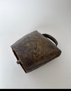 Antique Handmade Bronze Cowbell From Switzerland 1850s