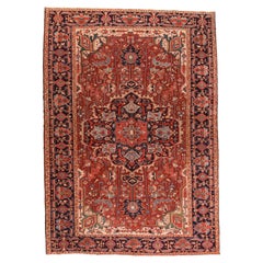 Heriz Persa Antiguo 7'11'' x 11'6''
