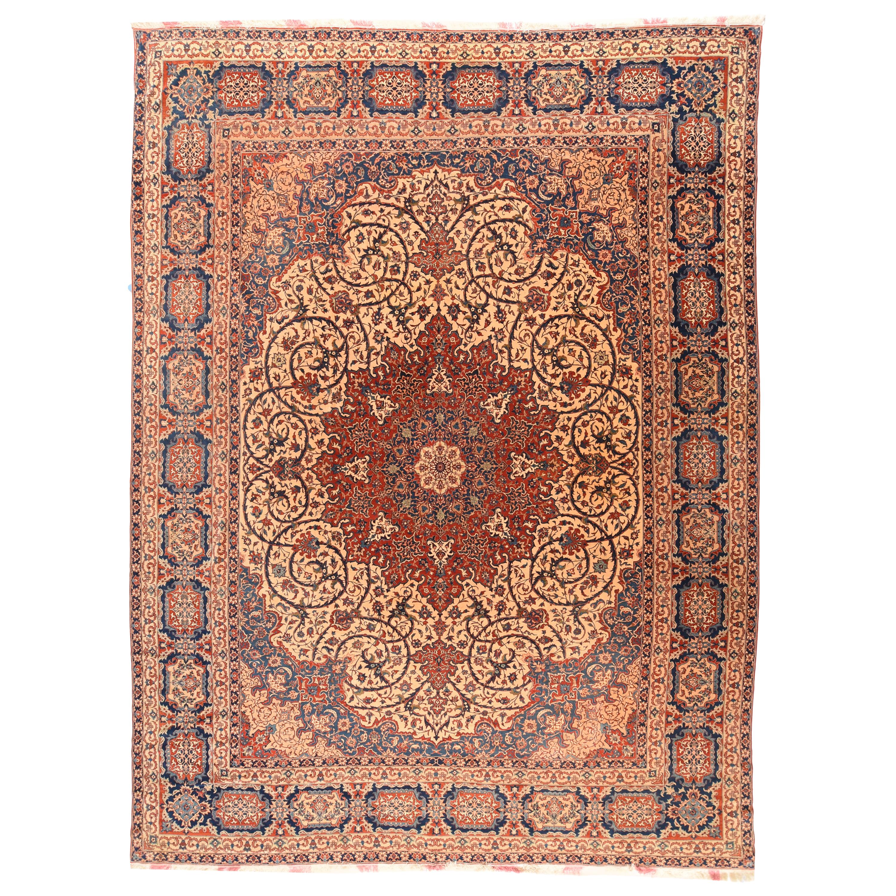 Antique Persian Isfahan Rug 11'0'' x 16'0''