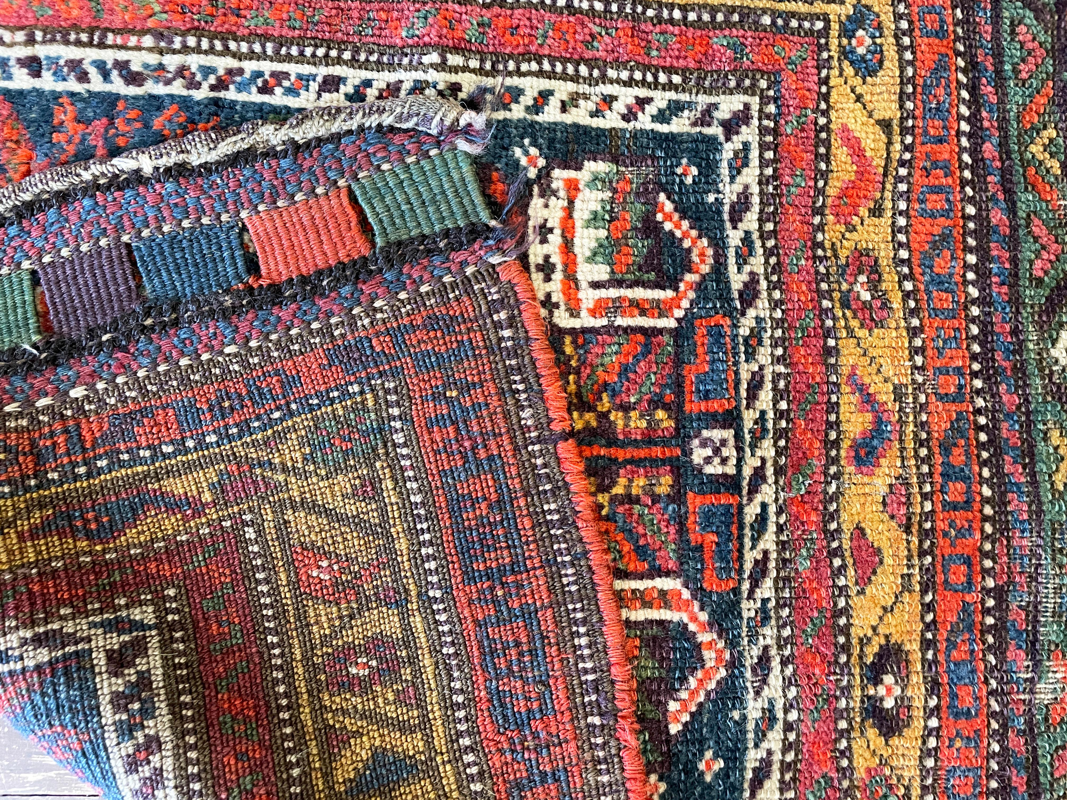 Tribal Antique Handmade Kurdish Rug/Bag For Sale