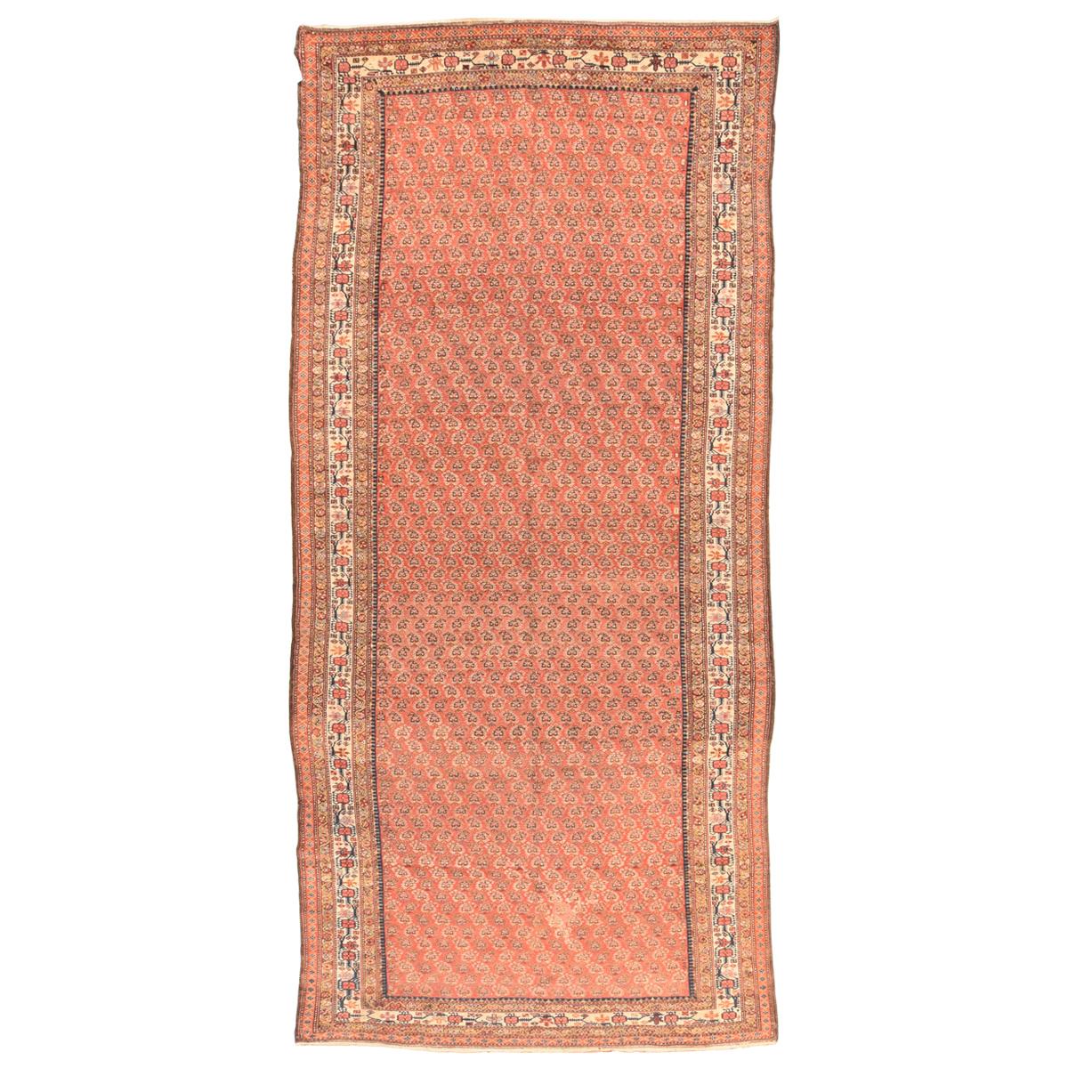 Antique Persian Malayer Long Rug
