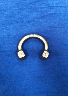 18th Century Moroccan Tuareg Khalkhal Bracelet - Handmade Heavy Etched Silver