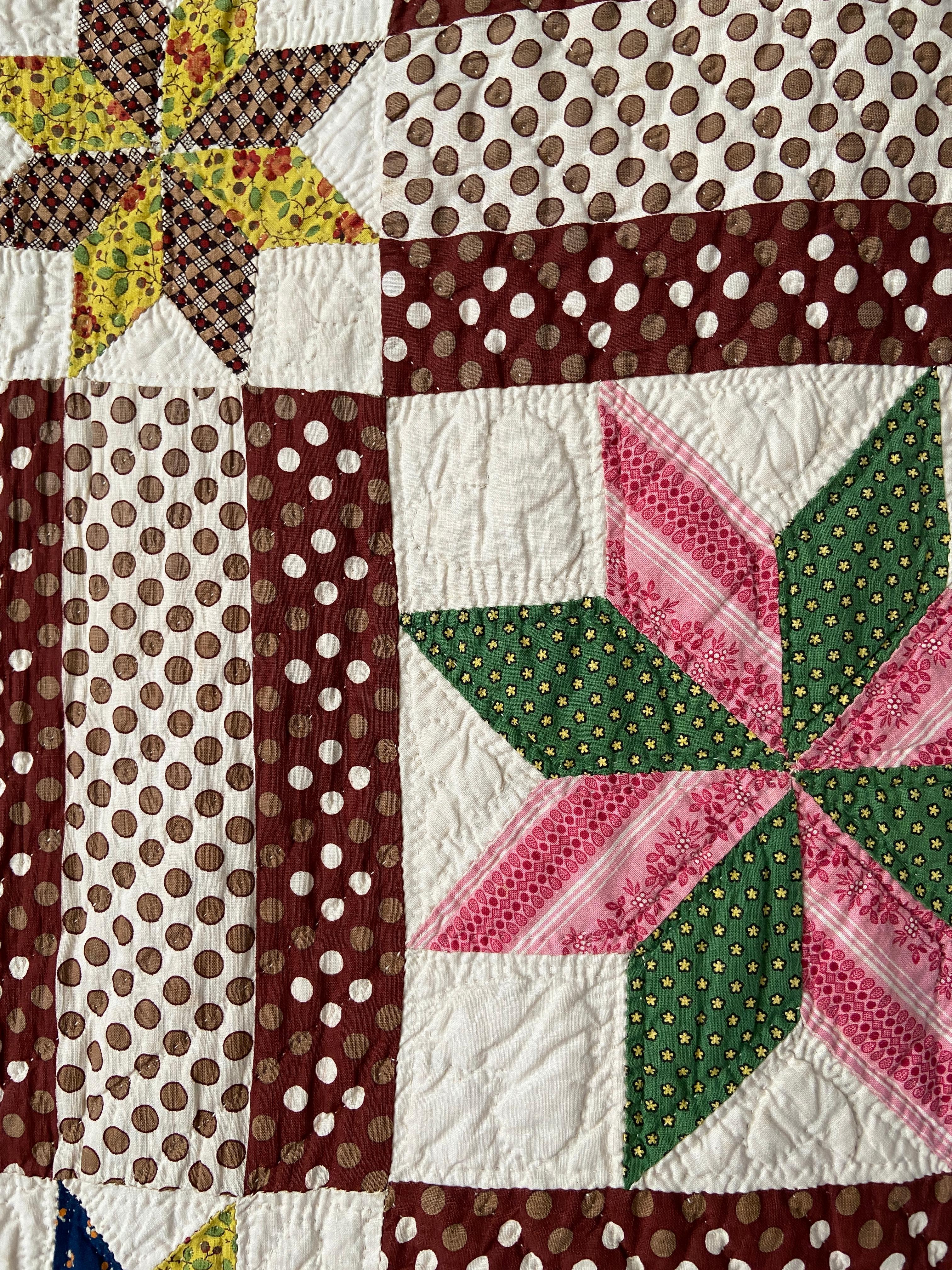 Antique Handmade Patchwork Quilt 
