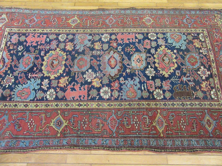 Antique Handmade Persian Bidjar Rug at 1stDibs