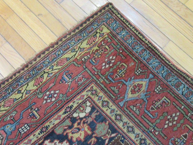 Antique Handmade Persian Bidjar Rug at 1stDibs