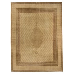 Tapis persan ancien fait à la main, motif Kerman