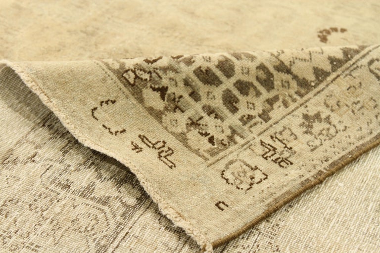 Antique Handmade Persian Rug Tabriz Design For Sale at 1stDibs
