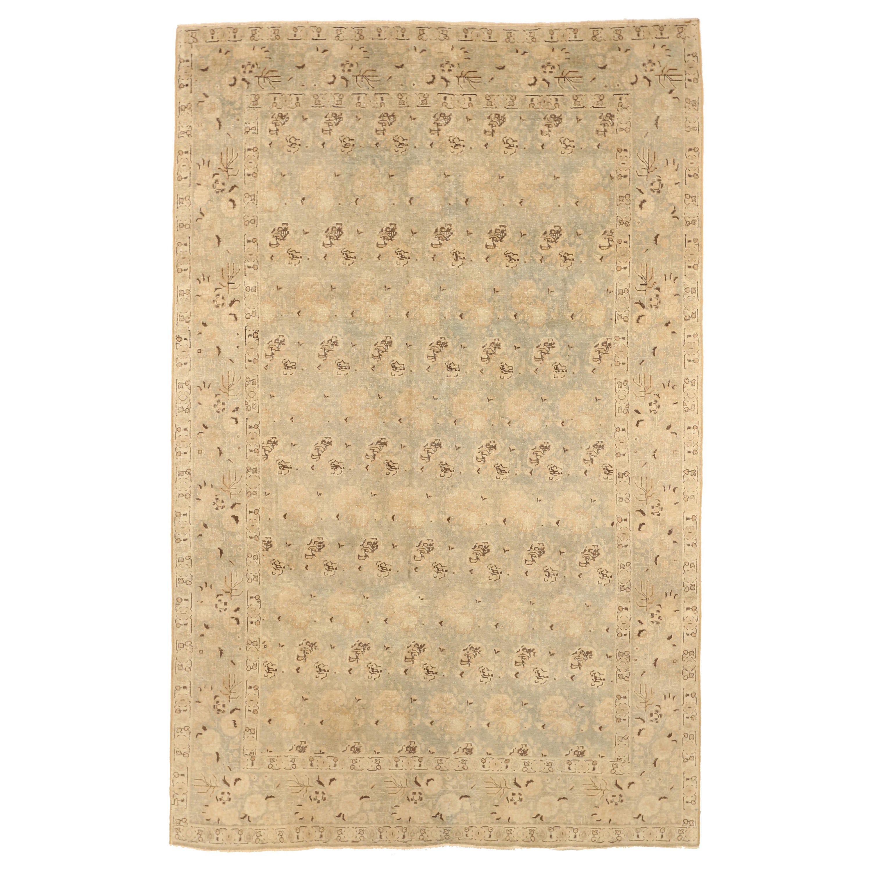 Tappeto persiano antico fatto a mano Tabriz Design