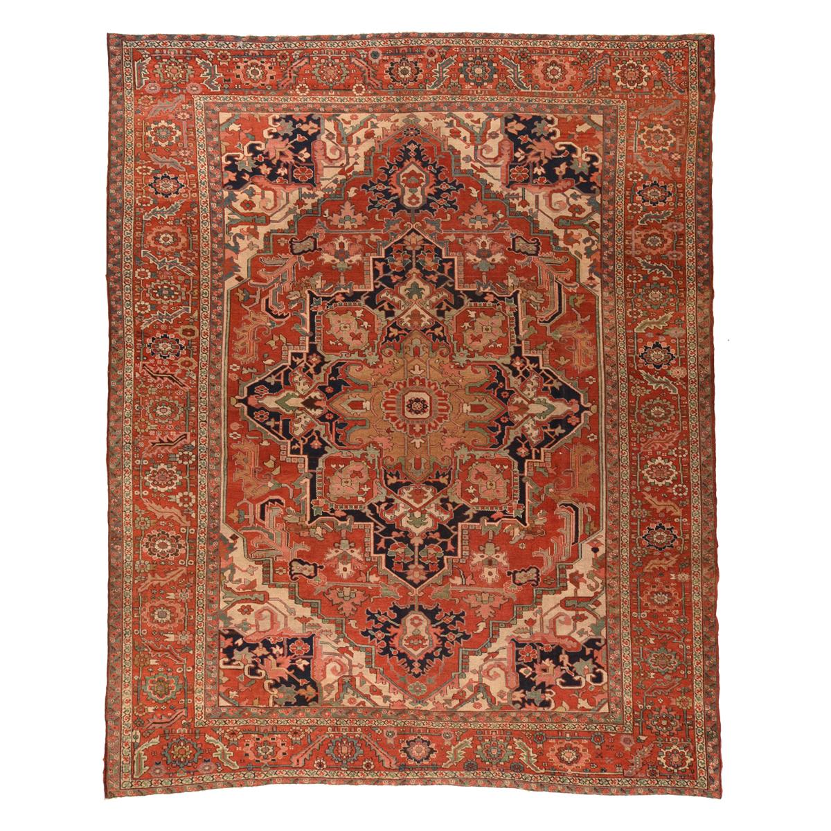 Tapis persan ancien de Heriz