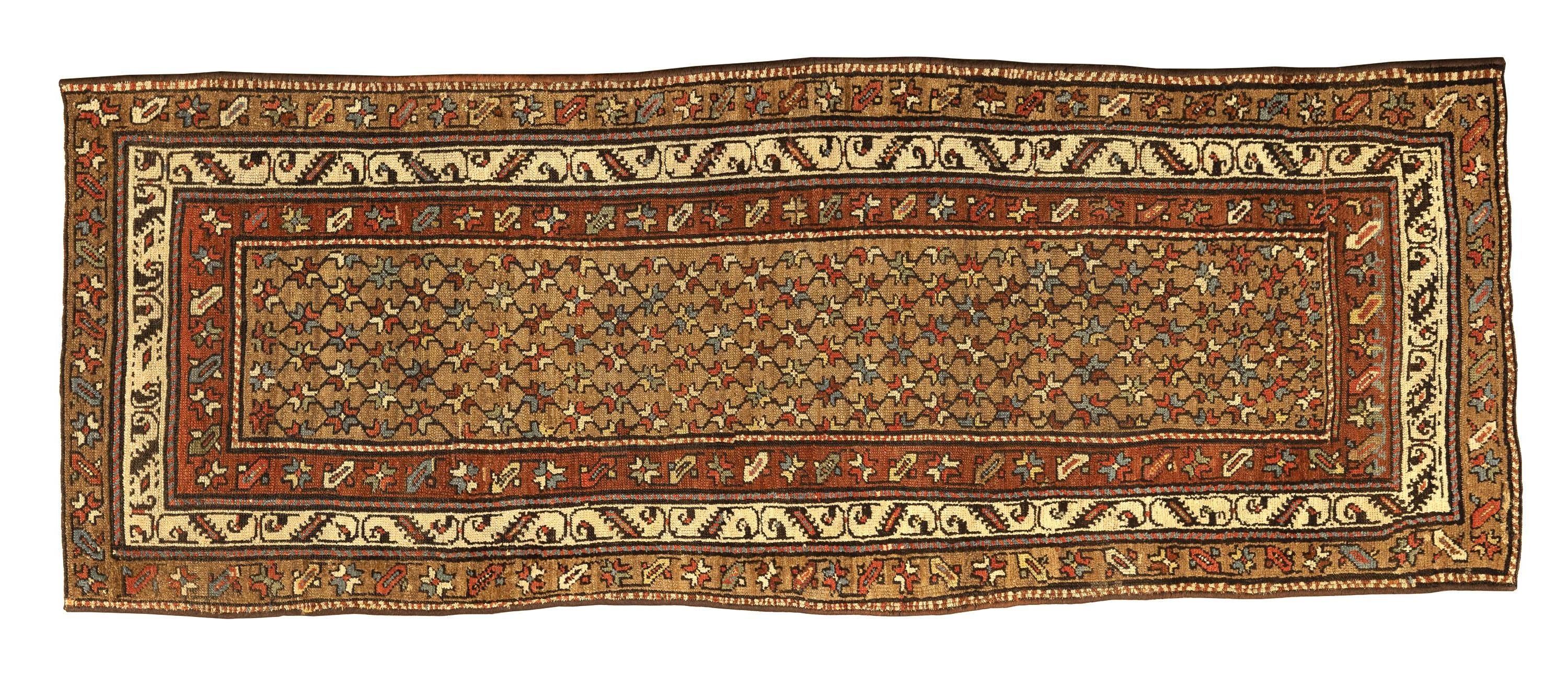 Antiker handgewebter Läufer aus Lori-Wolle mit geometrischem Tribal-Design im Zustand „Hervorragend“ im Angebot in Barueri, SP, BR