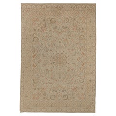 Antiker handgewebter persischer Teppich im Kerman-Design