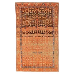 Retro Handwoven Persian Area Rug Malayer Design