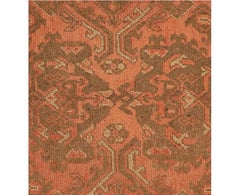 Antique Handwoven Turkish Oushak Rug