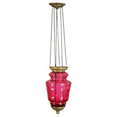 Lanterne à bougie suspendue antique
