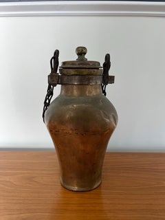 Antique Hanging Copper Water or Oil Vessel
