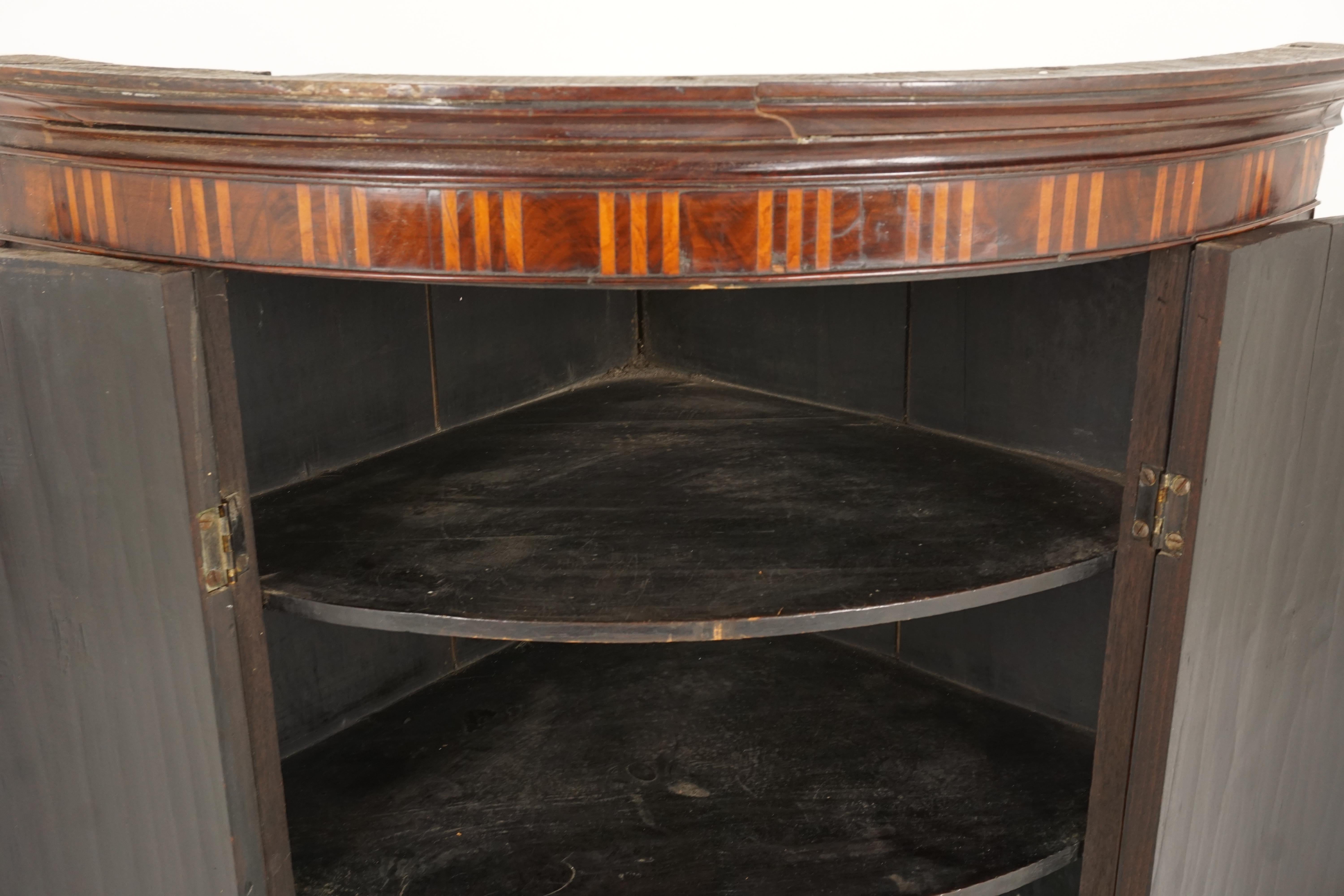 hanging cabinet corner