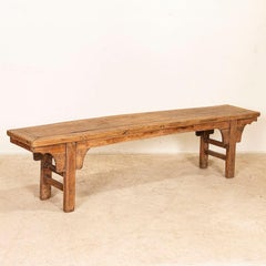 Antique Hard Wood Narrow Bench from China