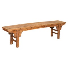 Antique Hard Wood Narrow Bench from China
