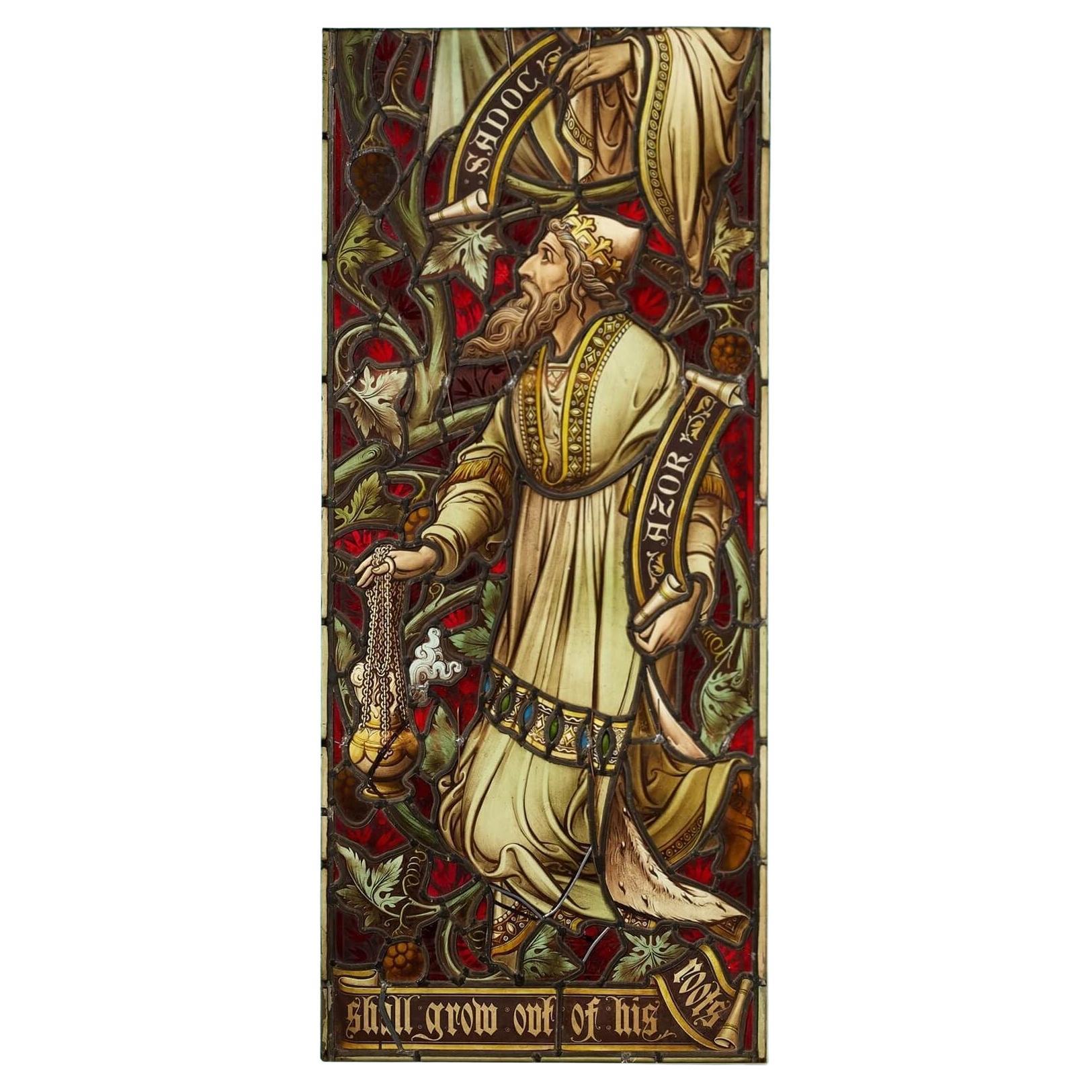 Antique Hardman & Co Ecclesiastical Stained Glass Window (vitrail ecclésiastique) en vente