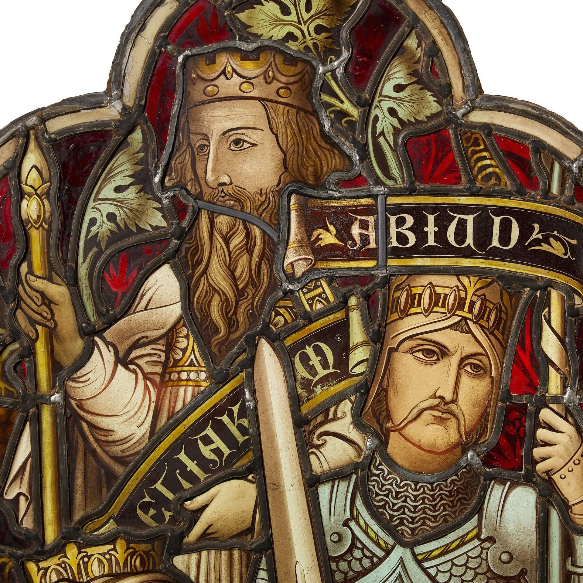 Antiguo Hardman & Co Vidriera eclesiástica de Reyes Inglés en venta