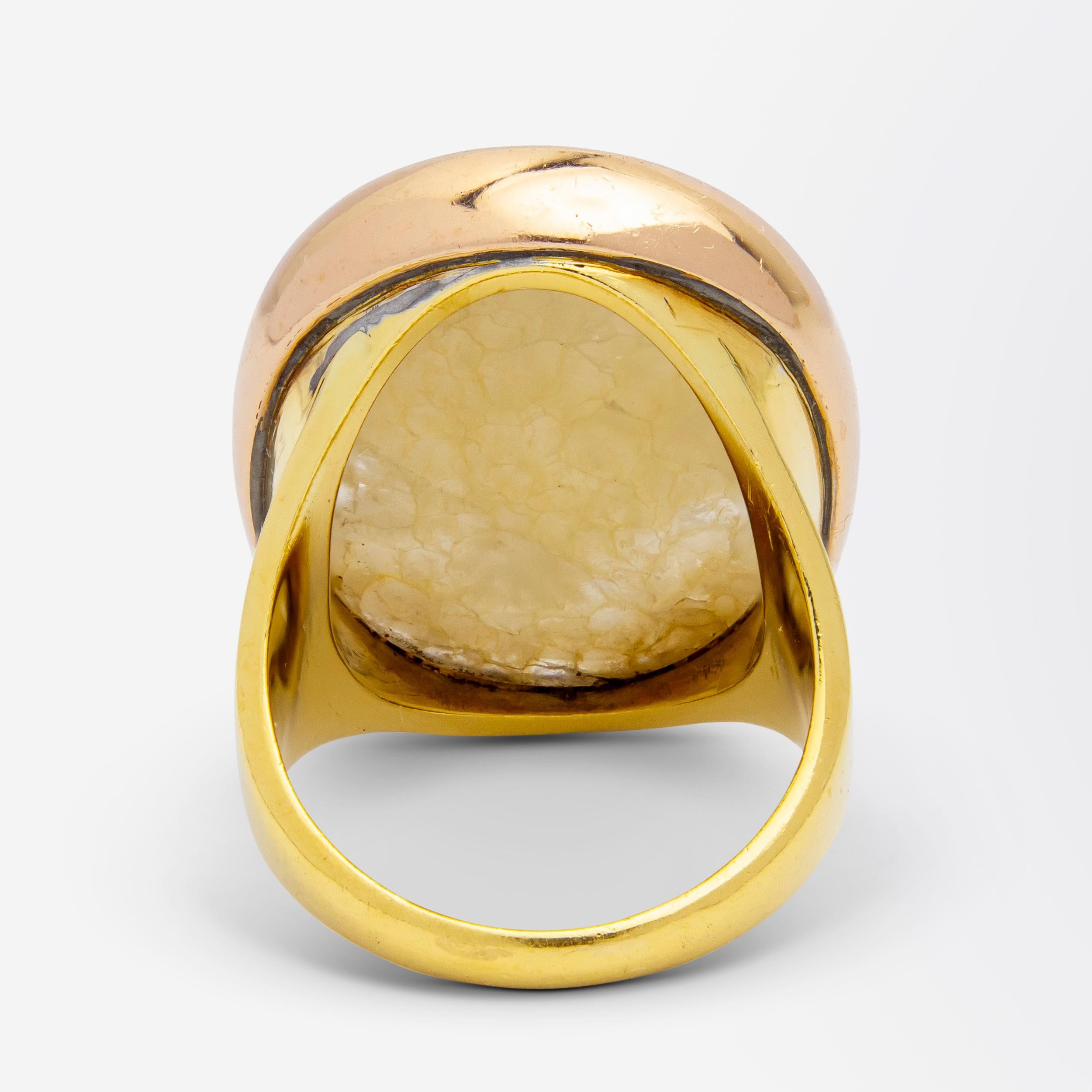 Antiker Hartstein-Kamee-Ring im Angebot 1