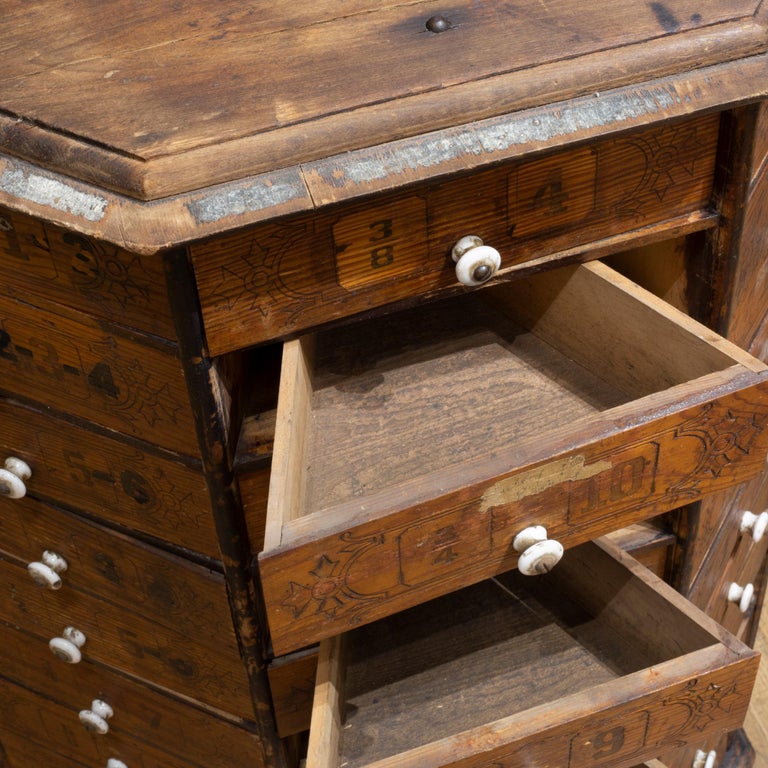 Antique Rotating Hardware Store Screw and Bolt c.1900 at 1stDibs